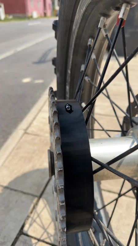 Anti-stuck chain device for enduro motorcycle - 8